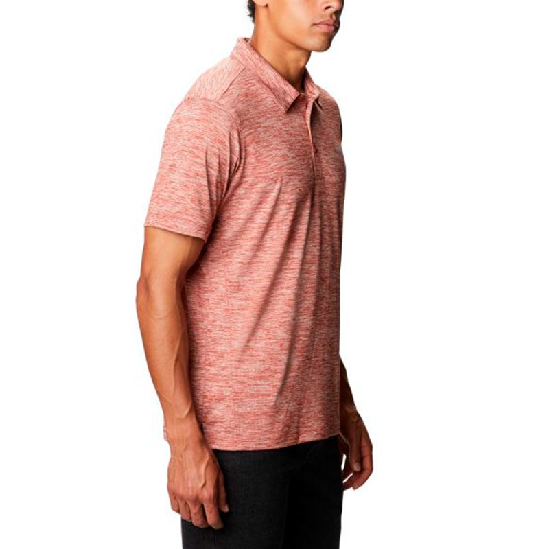 Футболка-поло чоловіча Columbia Deschutes Runner ™ Polo червона 1895611-248 изображение 3