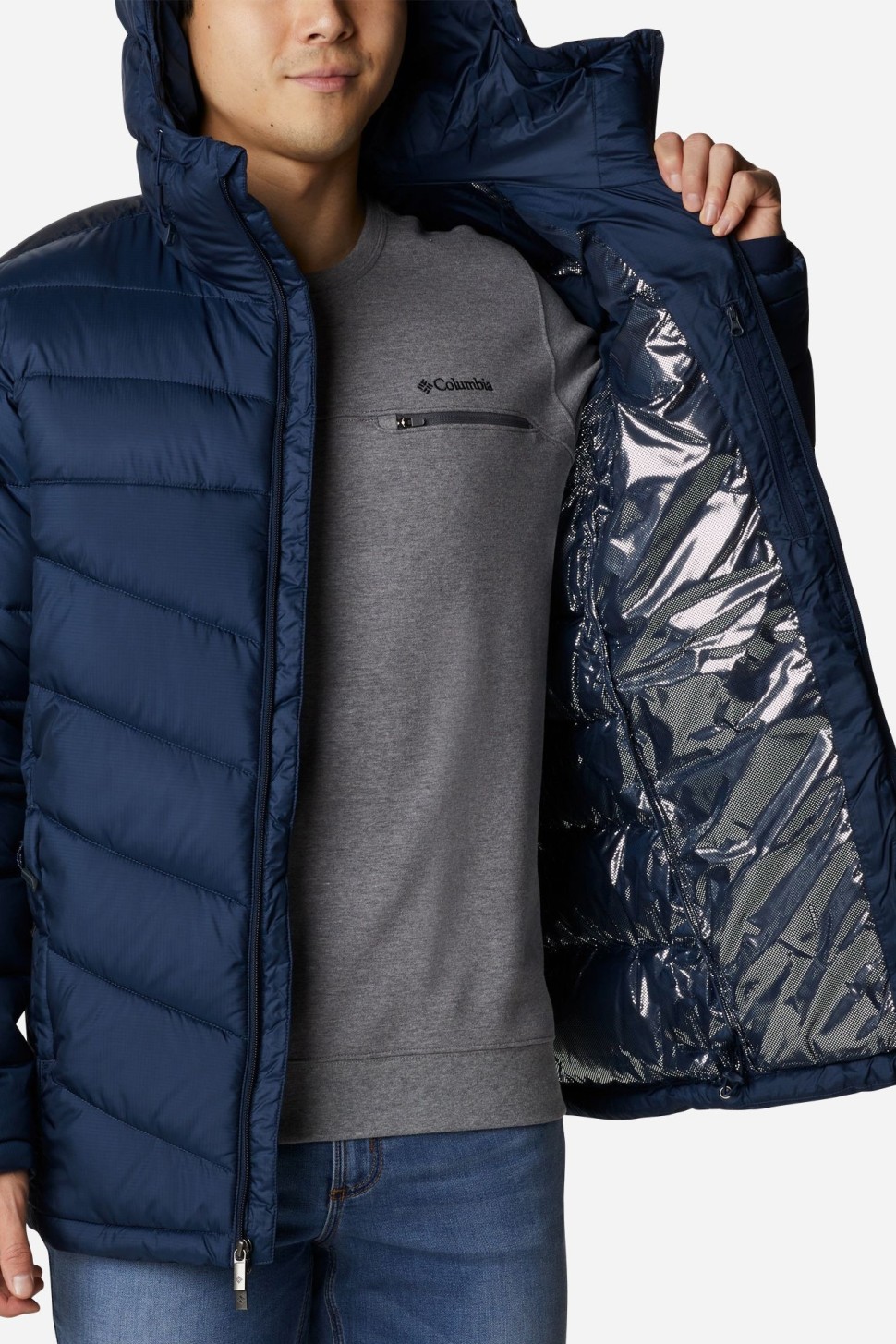 Куртка чоловіча Columbia Youngberg Insulated Jacket темно-синя 1917381-464 — фото 5