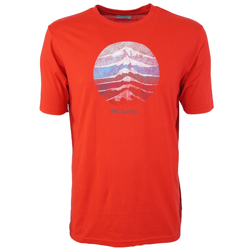 Футболка мужская Columbia CSC Mountain Sunset™ Tee красная 1659621-696