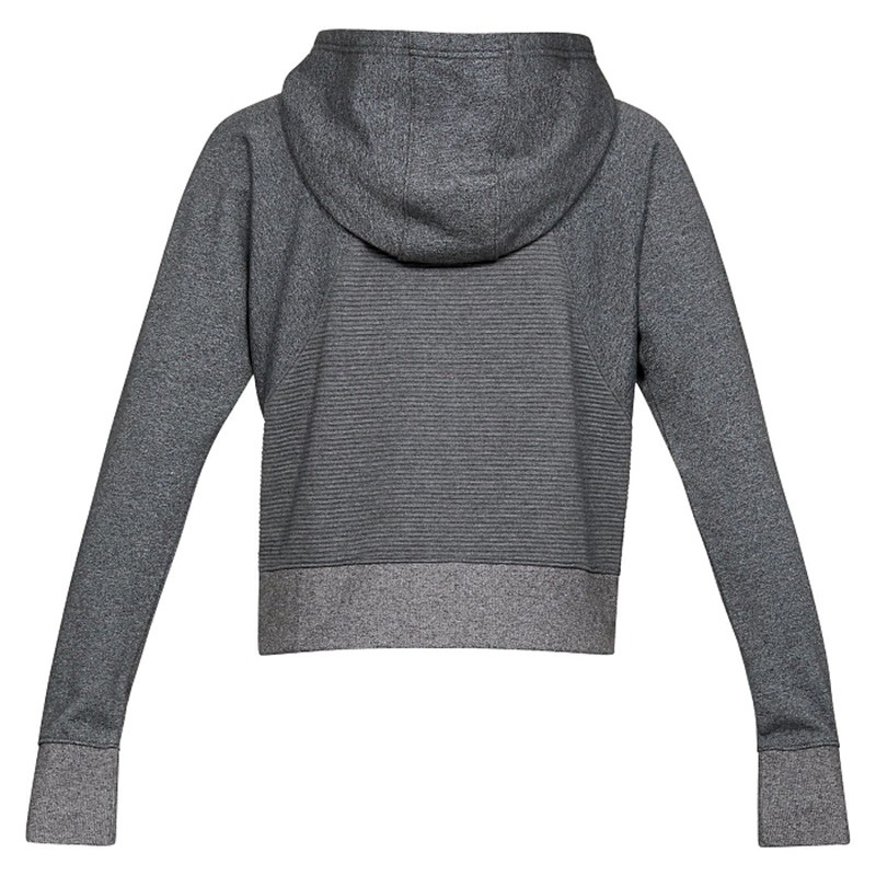 Толстовка женская Under Armour TB Ottoman Fleece FZ серая 1321182-019 изображение 3
