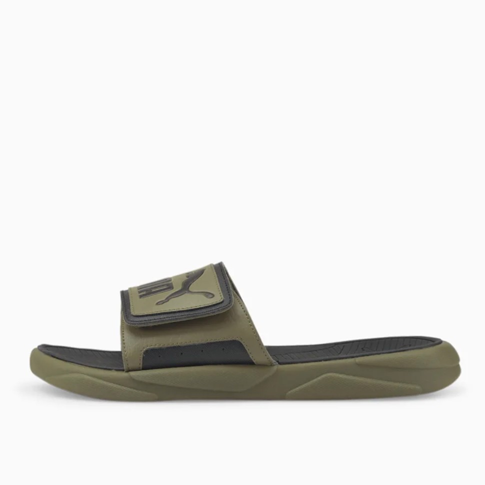 Шлепанцы мужские Puma Royalcat Comfort хаки 37228014 изображение 2