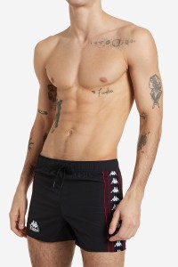 Шорти чоловічі Kappa чорні 104828-BB изображение 2