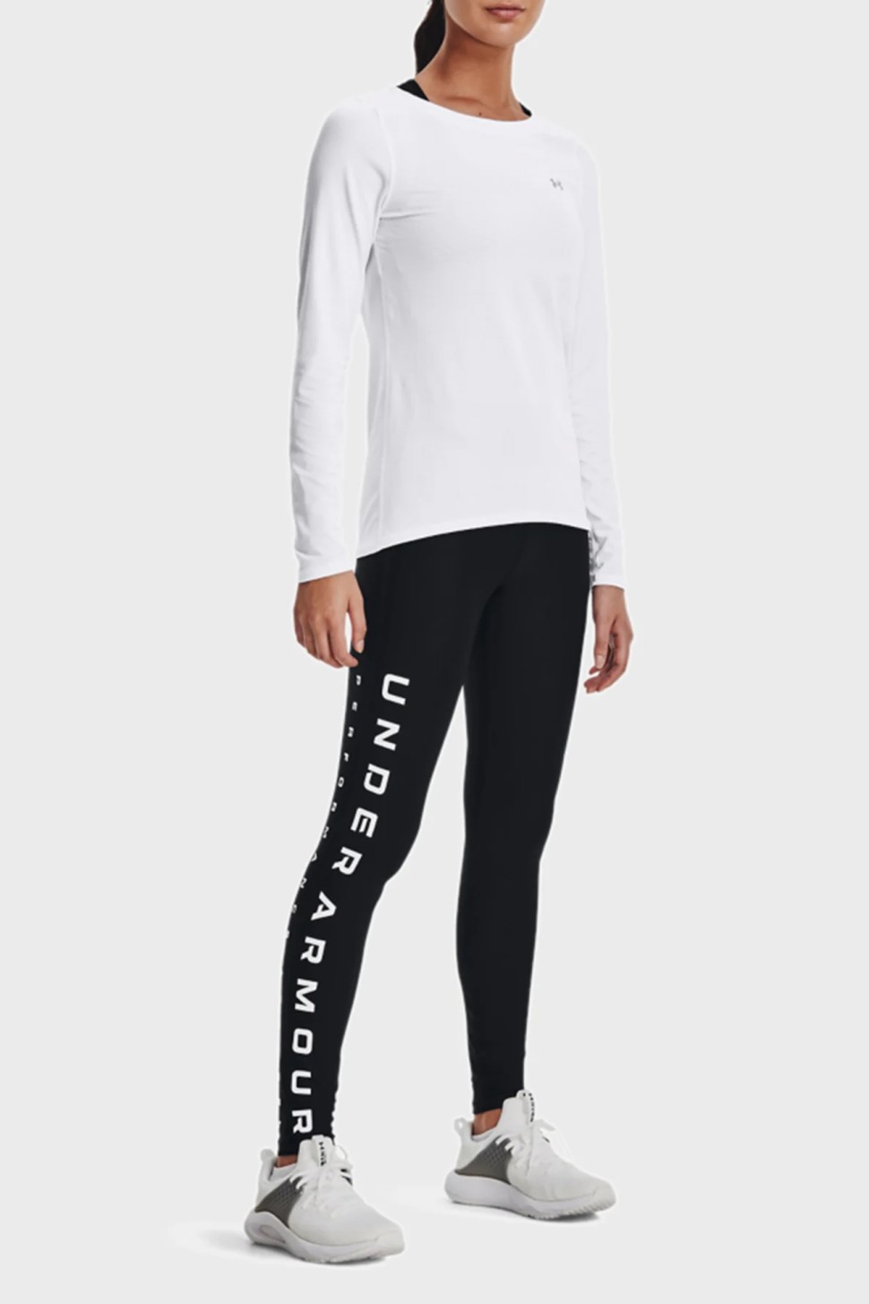 Легінси жіночі Under Armour Armour Branded Legging чорні 1369901-001 — фото 2