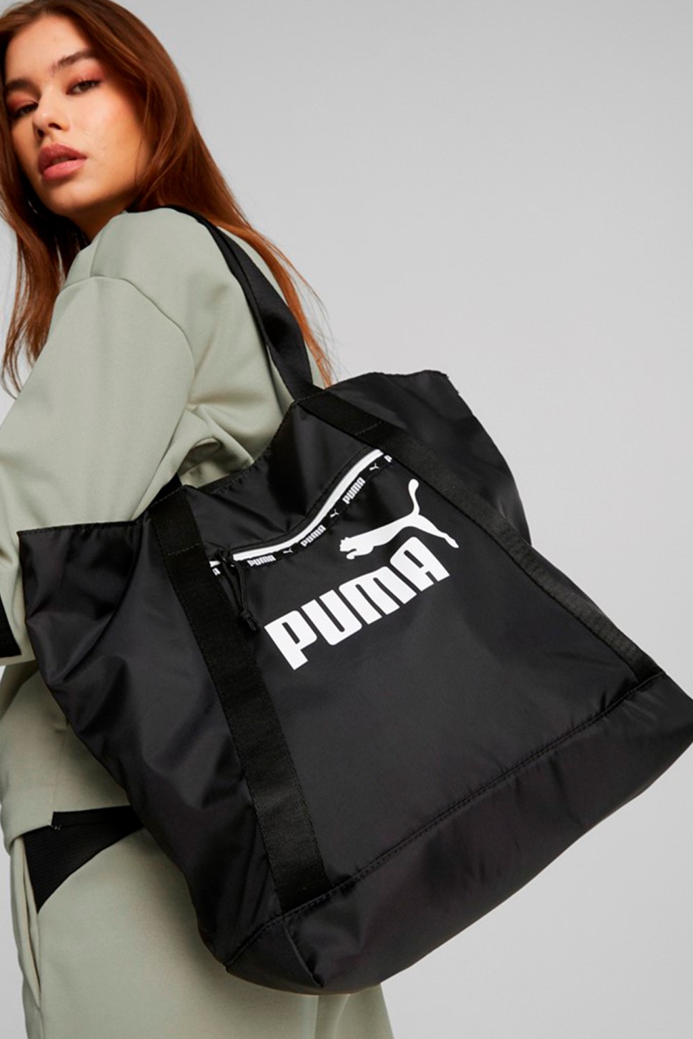 Сумка Puma Core Base Large Shopper чорна 07914101 — фото 2