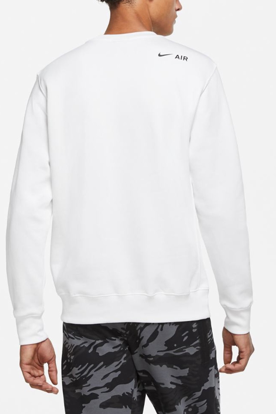 Толстовка чоловіча Nike M Nsw Crew Prnt Pack Bb біла DD9699-100 — фото 5