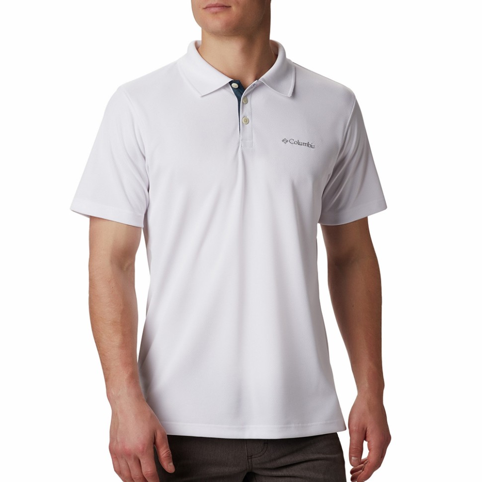 Футболка чоловіча Columbia Utilizer™ Polo біла 1772051-100 изображение 1