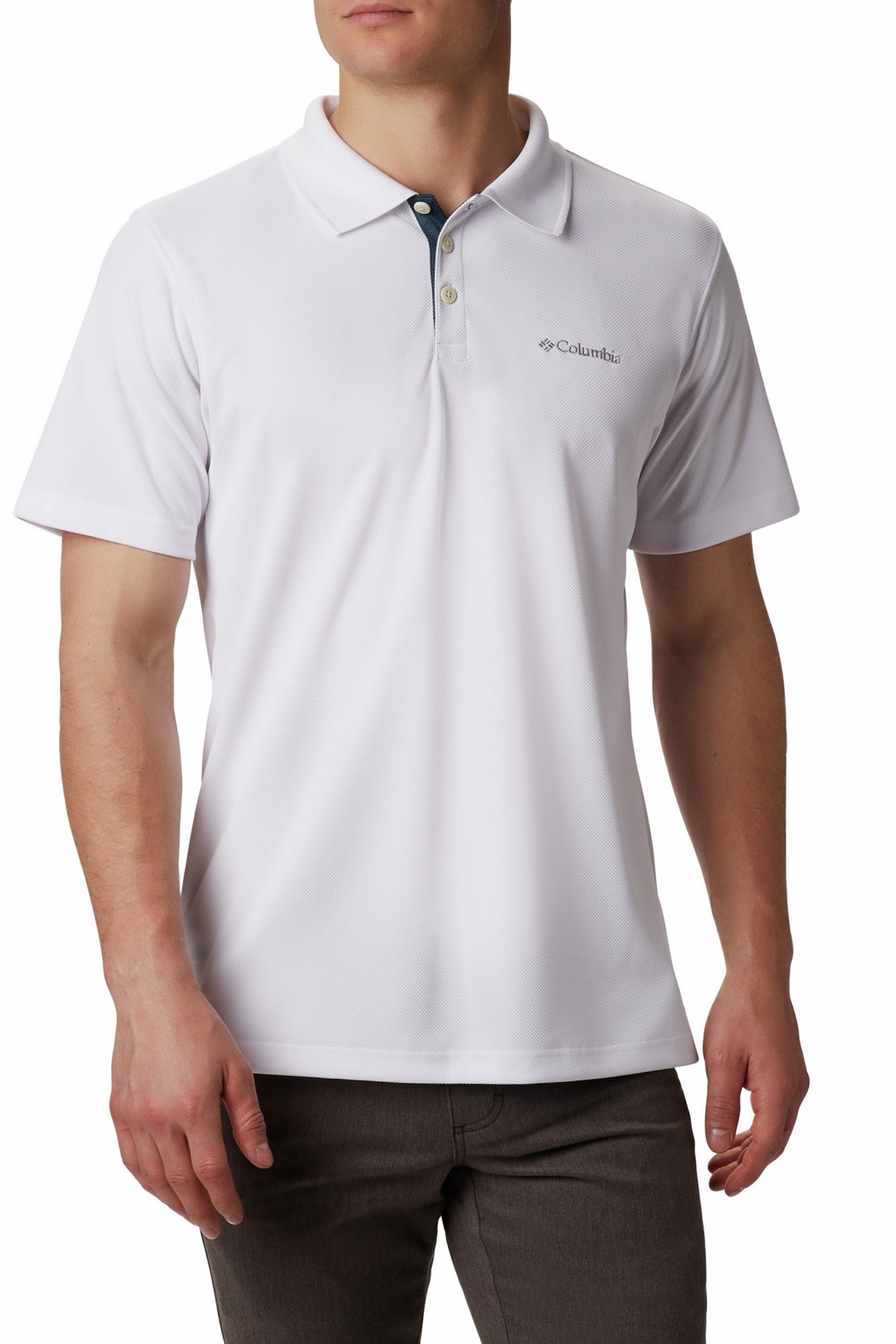 Футболка мужская Columbia Utilizer™ Polo белая 1772051-100 изображение 2