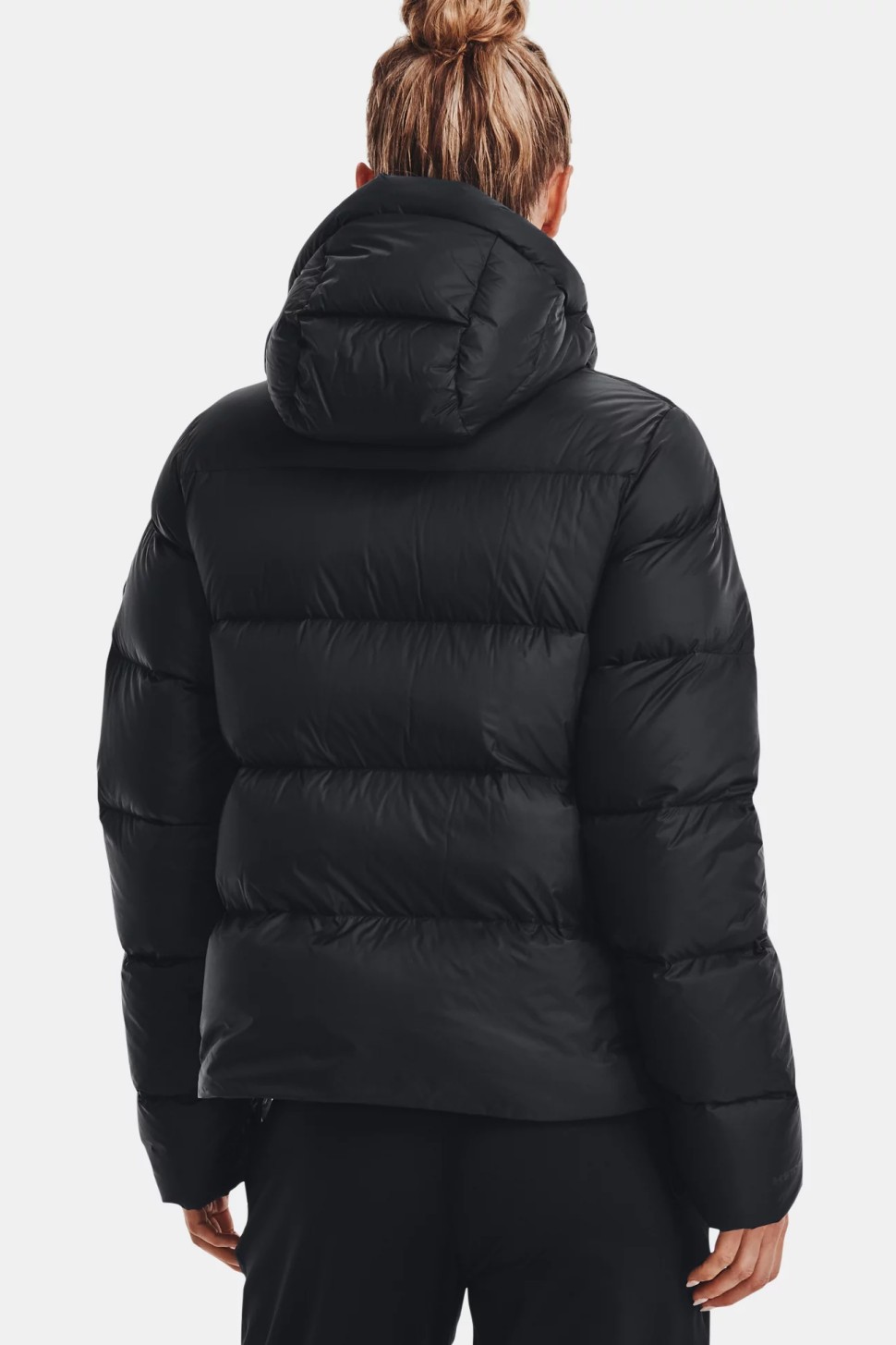 Куртка жіноча Under Armour UA STRM CGI DOWN JKT чорна 1375442-001 — фото 3