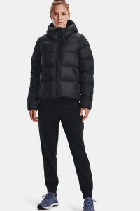 Куртка женская Under Armour UA STRM CGI DOWN JKT черная 1375442-001 изображение 4