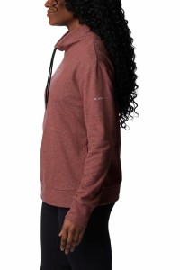 Толстовка женская Columbia Calico Basin™ Fleece Pullover бордовая 2052291-679 изображение 2