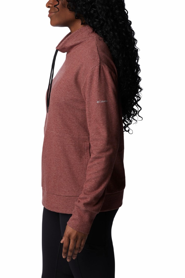 Толстовка женская Columbia Calico Basin™ Fleece Pullover бордовая 2052291-679 изображение 2