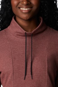 Толстовка женская Columbia Calico Basin™ Fleece Pullover бордовая 2052291-679 изображение 3
