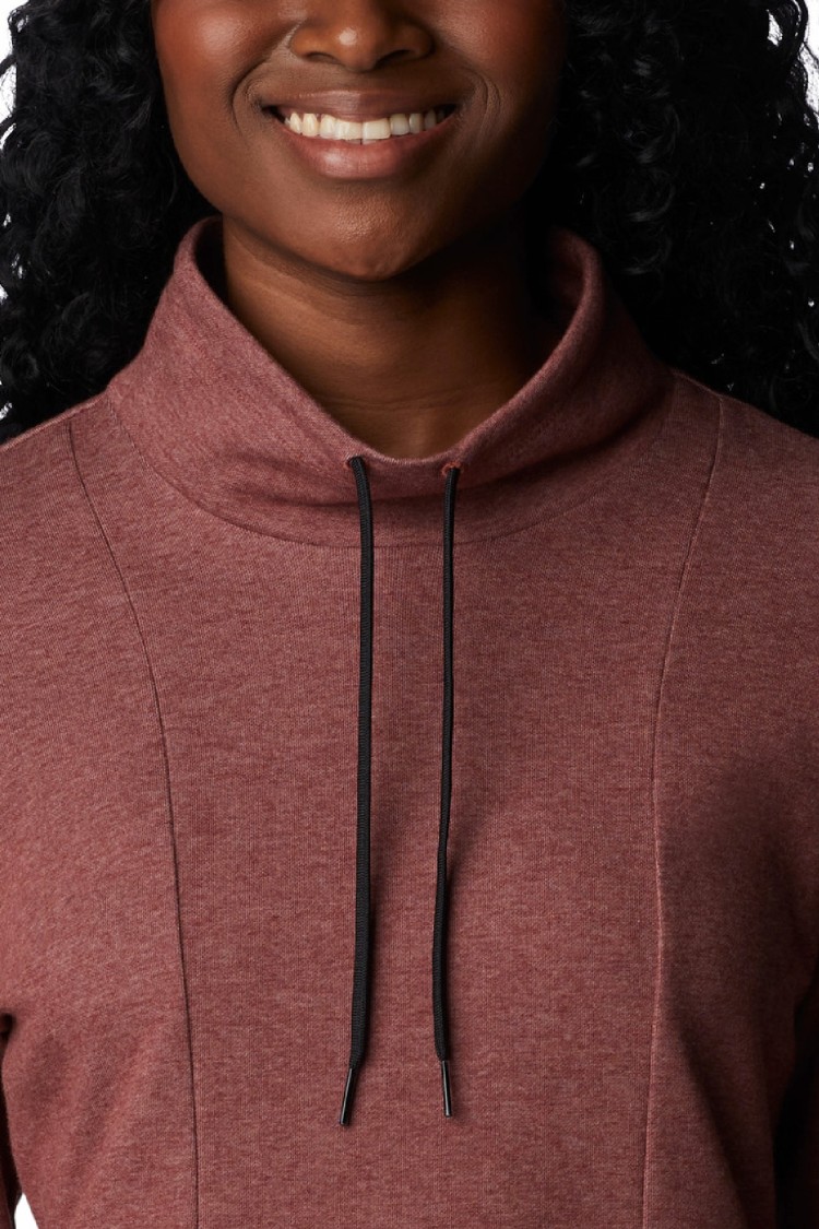 Толстовка женская Columbia Calico Basin™ Fleece Pullover бордовая 2052291-679 изображение 3