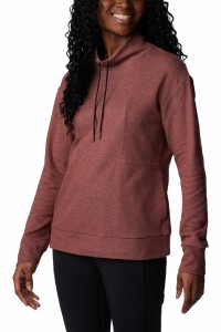 Толстовка женская Columbia Calico Basin™ Fleece Pullover бордовая 2052291-679 изображение 4