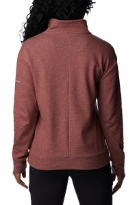 Толстовка женская Columbia Calico Basin™ Fleece Pullover бордовая 2052291-679 изображение 5