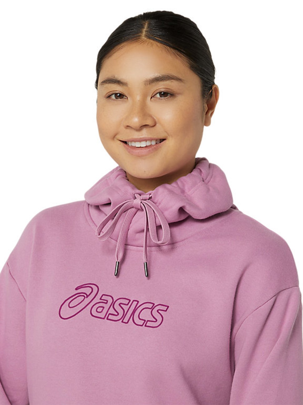 Толстовка жіноча Asics LOGO OTH HOODIE малинова 2032C845-500 — фото 4