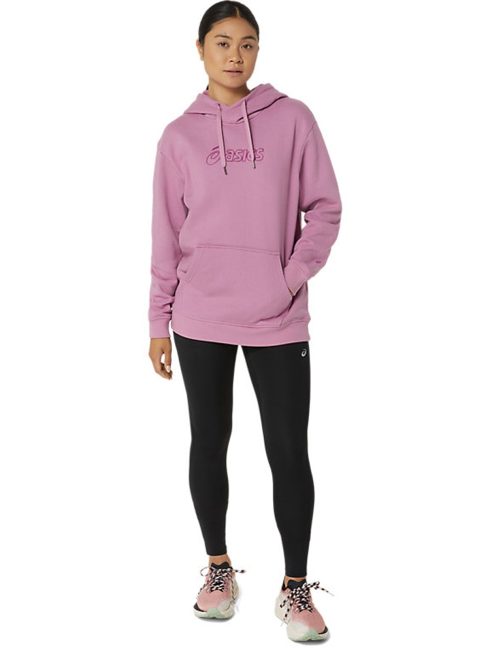 Толстовка жіноча Asics LOGO OTH HOODIE малинова 2032C845-500 — фото 5