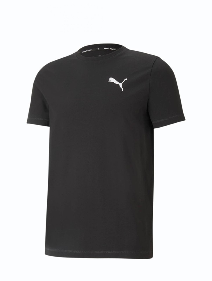 Футболка мужская Puma ACTIVE Soft Tee черная 58672601 изображение 2