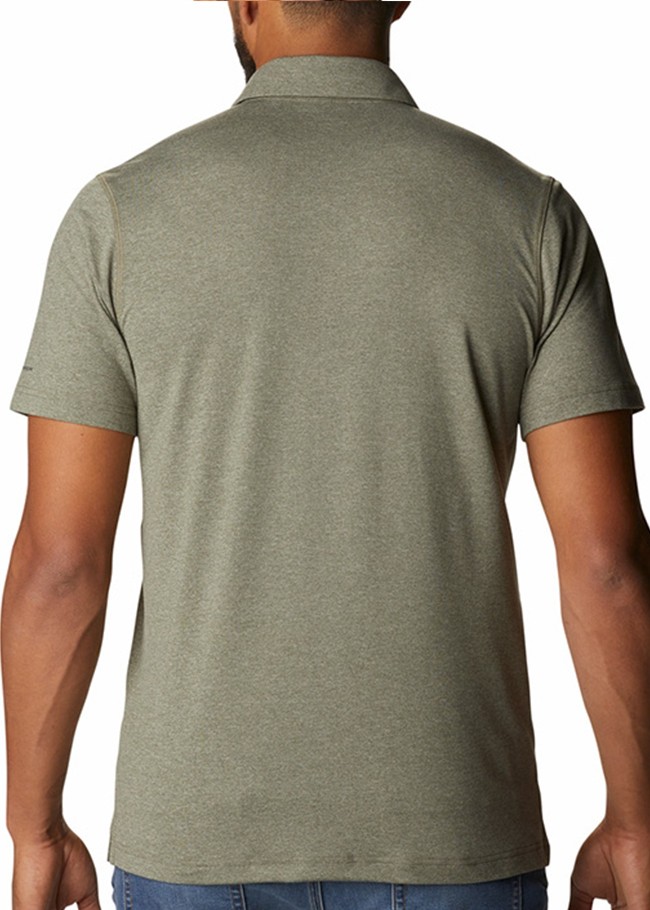 Поло мужское Columbia TECH TRAIL™ POLO зеленое 1768701-397 изображение 3