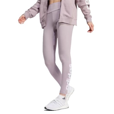 Леггинсы женские Adidas W LIN LEG фиолетовые IS2115