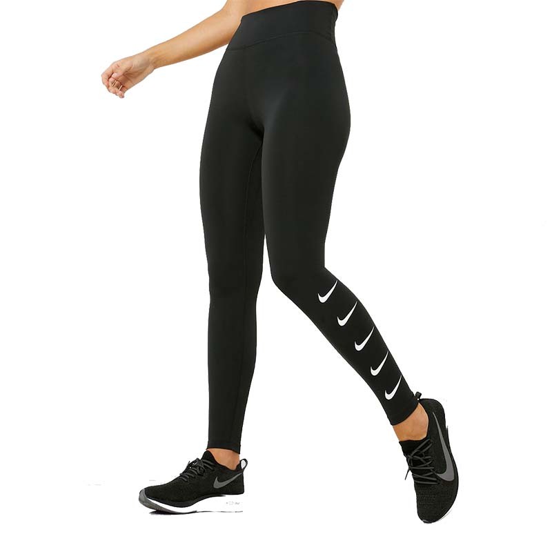 Леггинсы женские Nike SWOOSH RUN TGHT черные BV3812-010 — фото 2