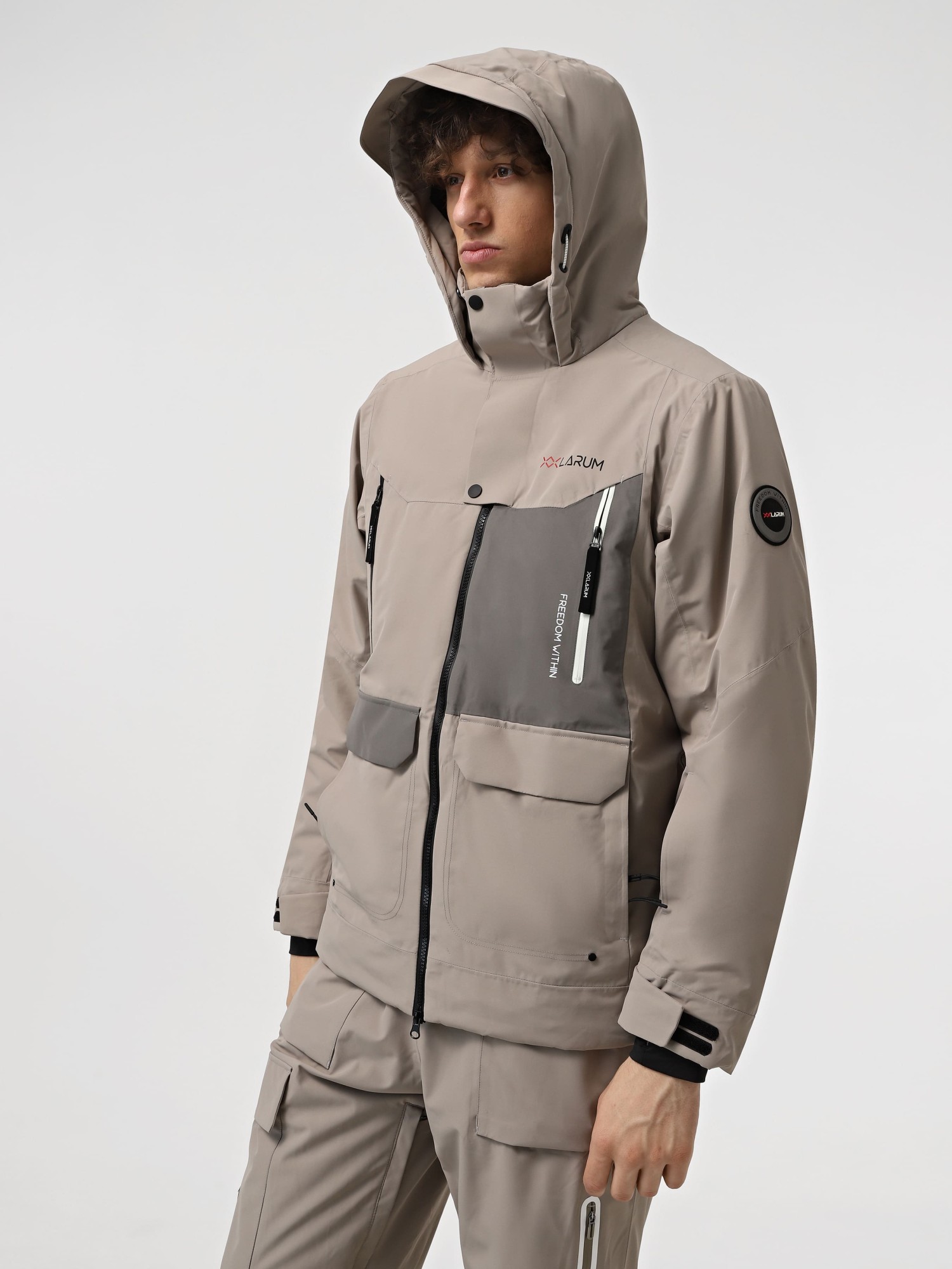 Куртка чоловіча Larum Thrive бежева 302505-125 изображение 2