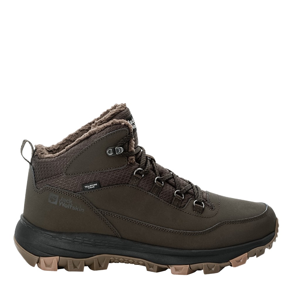 Ботинки мужские Jack Wolfskin EVERQUEST TEXAPORE MID M коричневые 4053611-5719