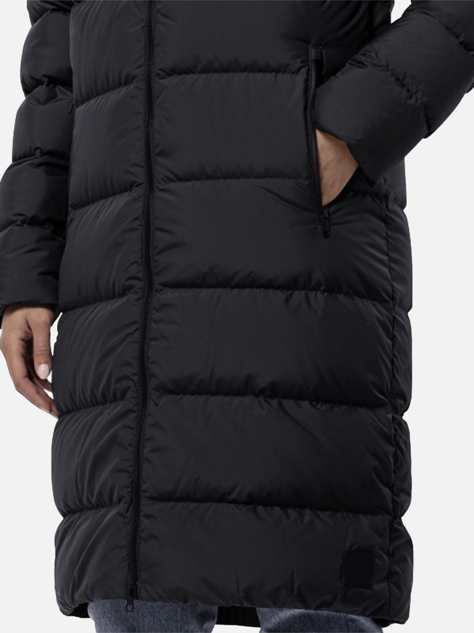 Куртка жіноча Jack Wolfskin FROZEN PALACE COAT W темно-сіра 1204133-6350 — фото 6