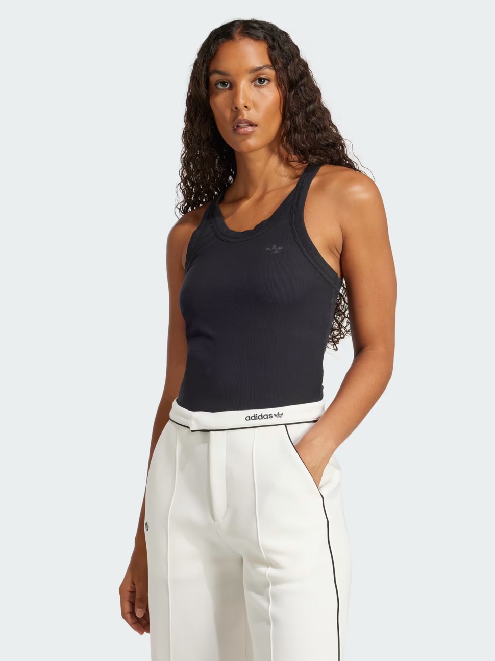Майка жіноча Adidas P ESS TANK TOP чорна JD4769 — фото 2