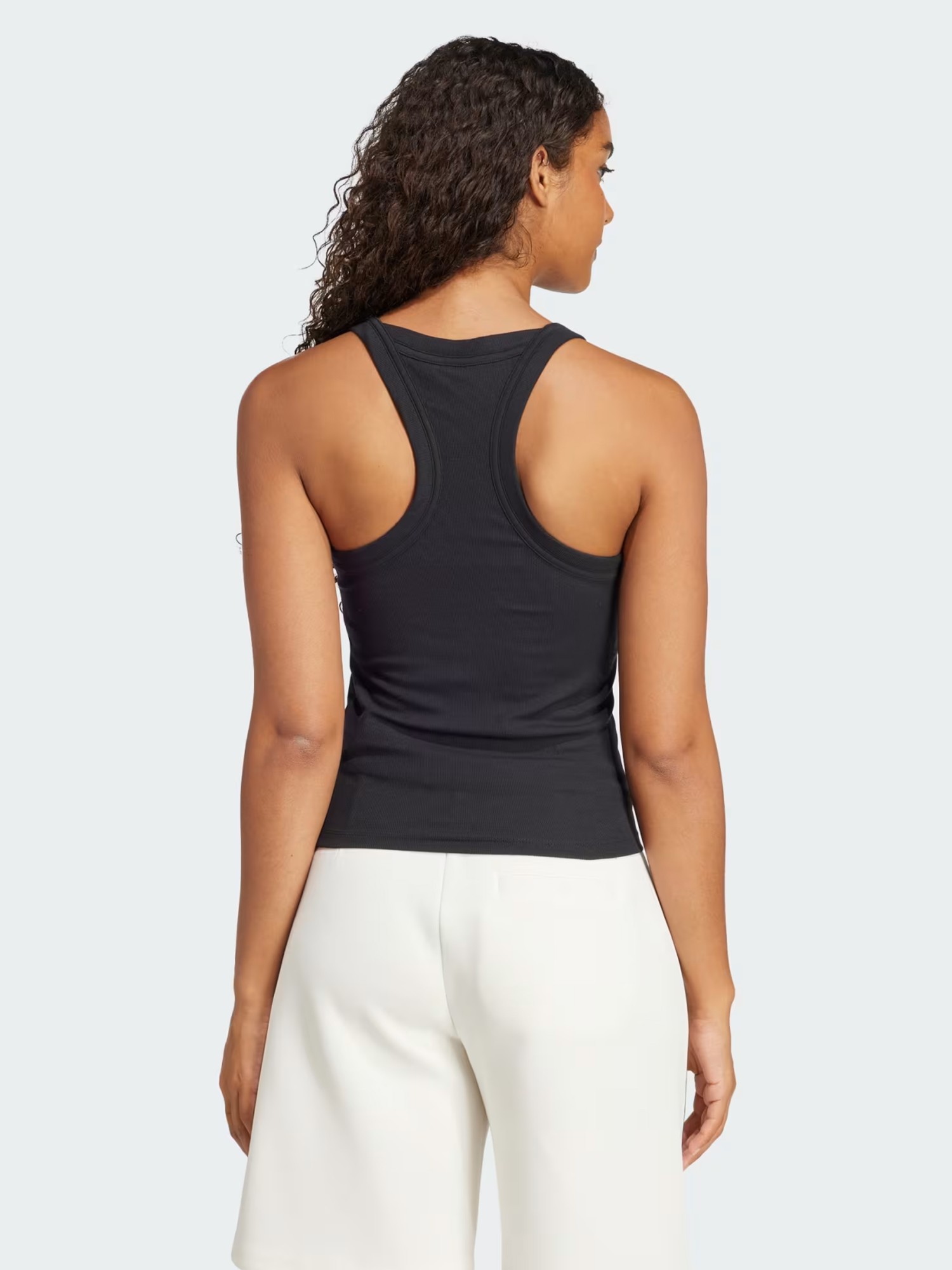 Майка женская Adidas P ESS TANK TOP черная JD4769 изображение 3