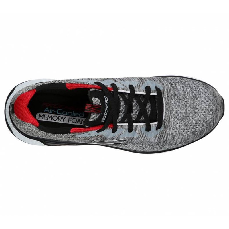 Кроссовки мужские Skechers SOLAR FUSE LACE серые 52758-GYBK — фото 2