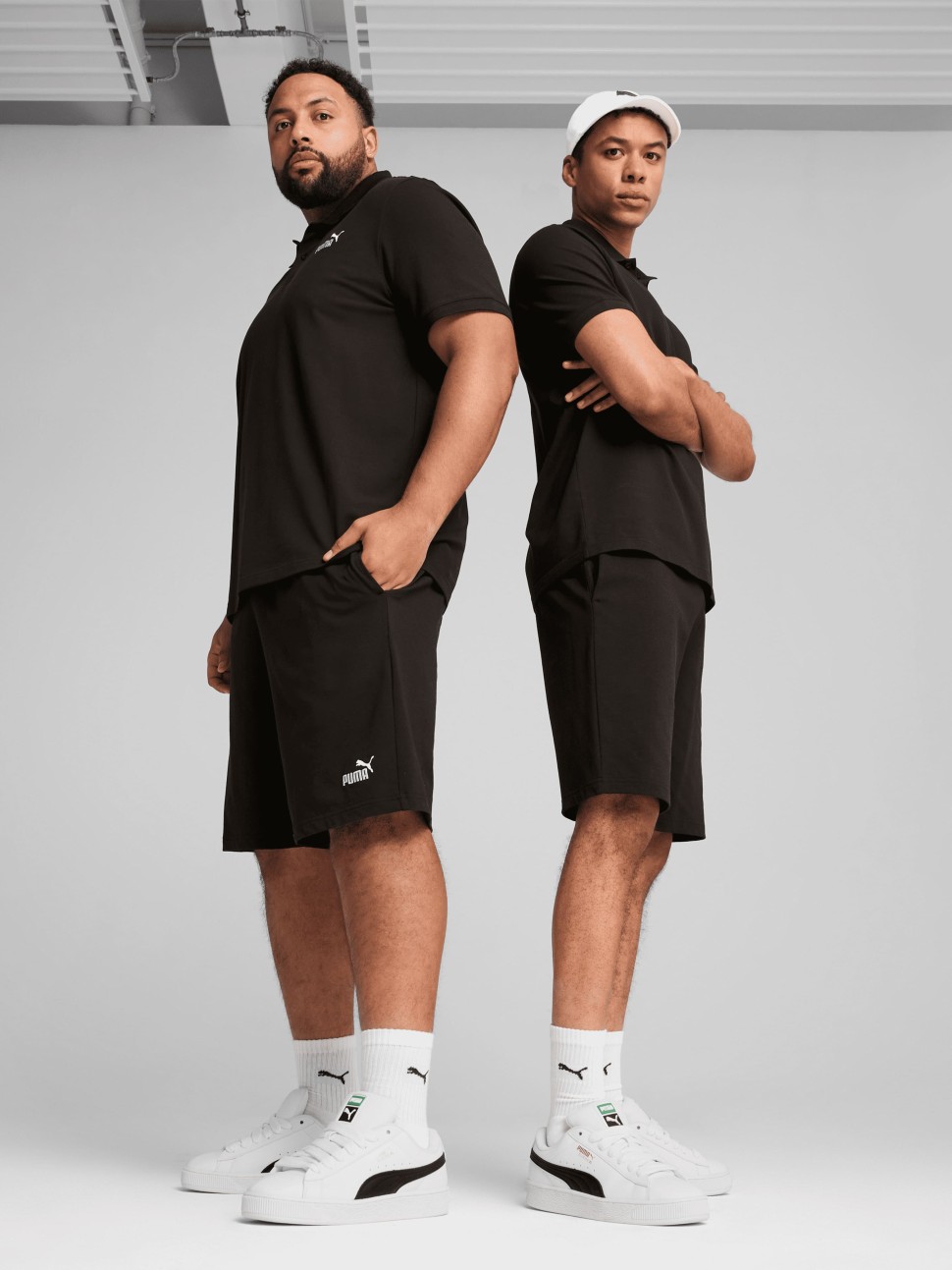 Шорти чоловічі Puma ESS No. 1 Logo Jersey Shorts чорні 68260001 — фото 6