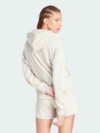 Толстовка женская Adidas W SL FT HD бежевая JC5934 изображение 3