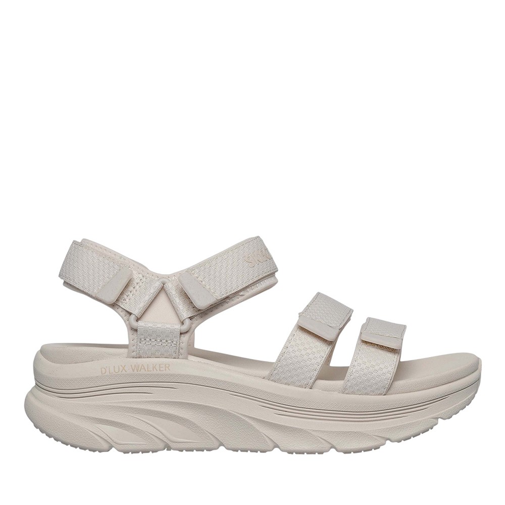 Сандали женские Skechers D'Lux Walker бежевые 119828 NAT