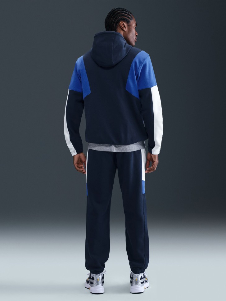 Костюм чоловічий Nike M NK CLUB FLEECE HDED TRACK GX темно-синій HV1165-451 изображение 3