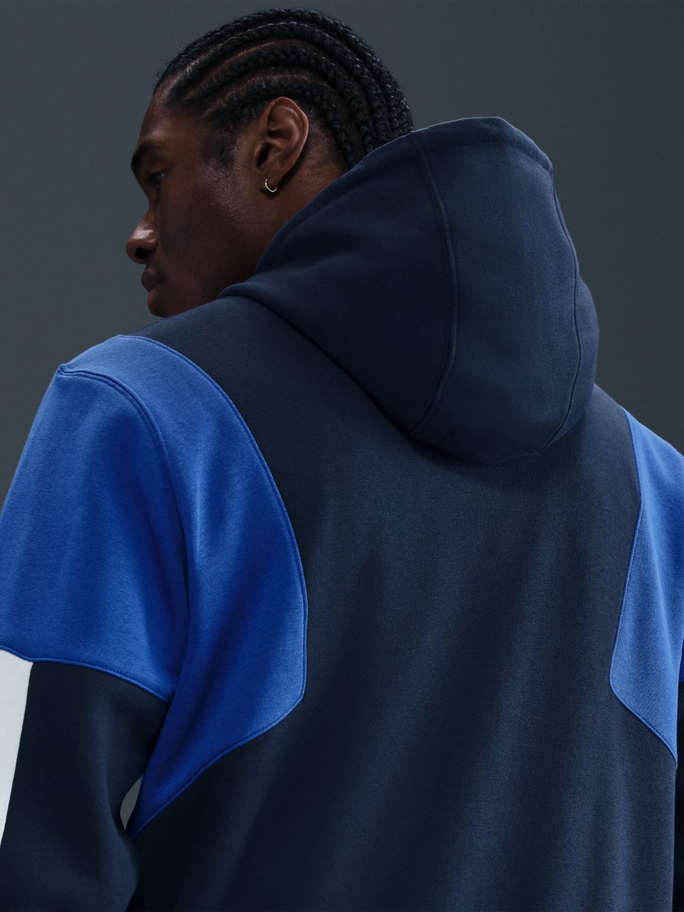 Костюм чоловічий Nike M NK CLUB FLEECE HDED TRACK GX темно-синій HV1165-451 — фото 5