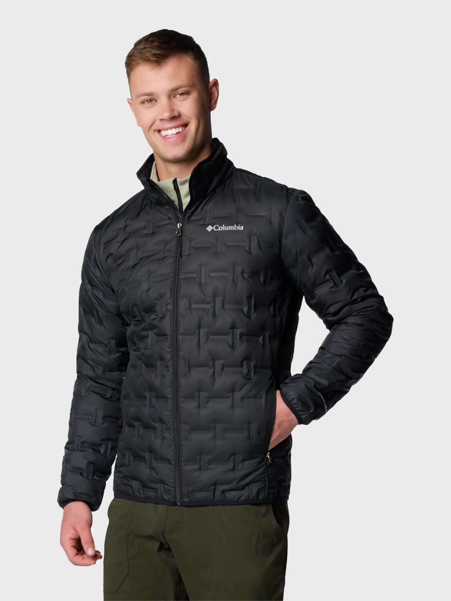 Куртка мужская Columbia Delta Ridge™ II Down Jacket черная 2086241-010 изображение 2