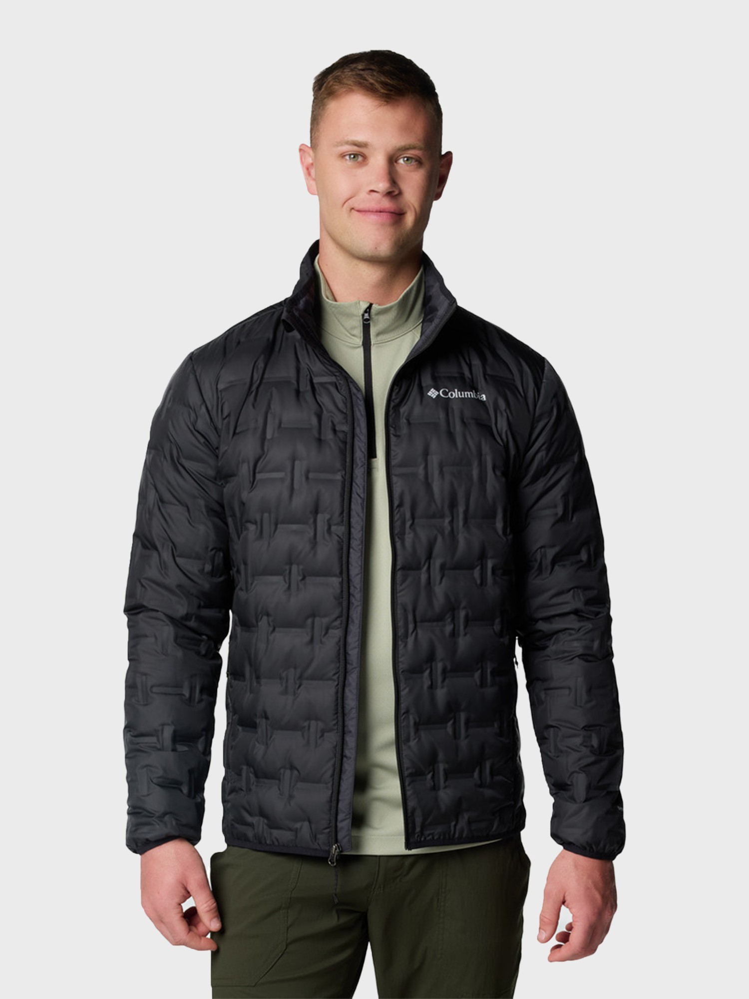 Куртка мужская Columbia Delta Ridge™ II Down Jacket черная 2086241-010 изображение 3