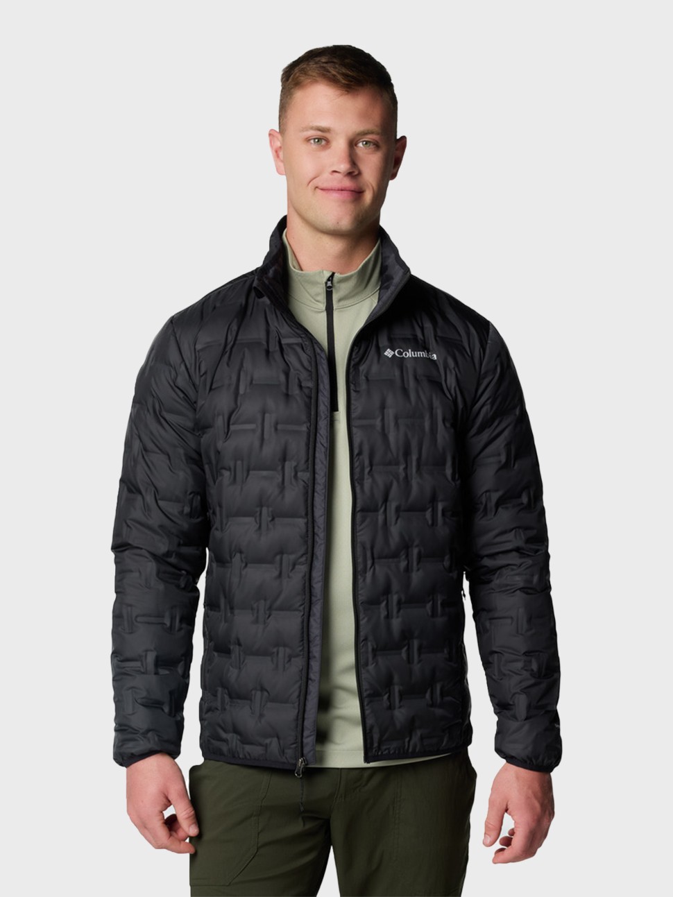 Куртка чоловіча Columbia Delta Ridge™ II Down Jacket чорна 2086241-010 — фото 3