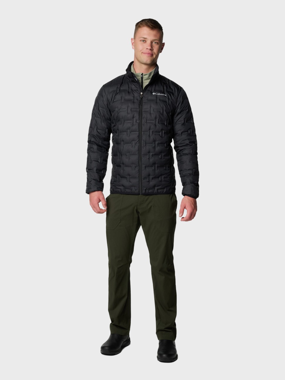 Куртка чоловіча Columbia Delta Ridge™ II Down Jacket чорна 2086241-010 — фото 7