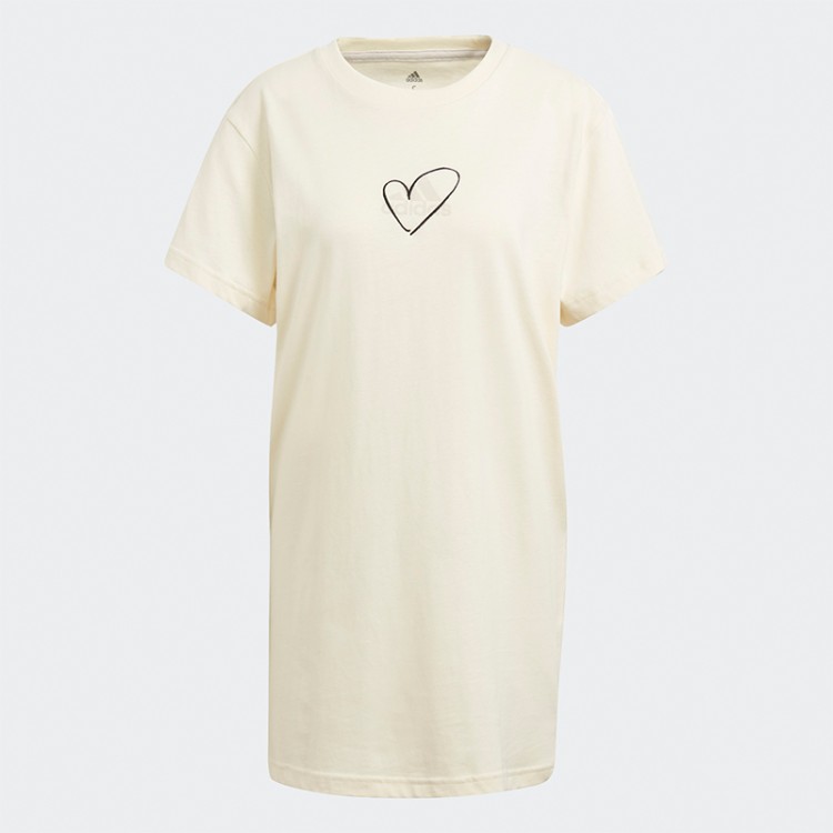 Платье женское Adidas Logo Tee Dress черное GJ6525 изображение 2