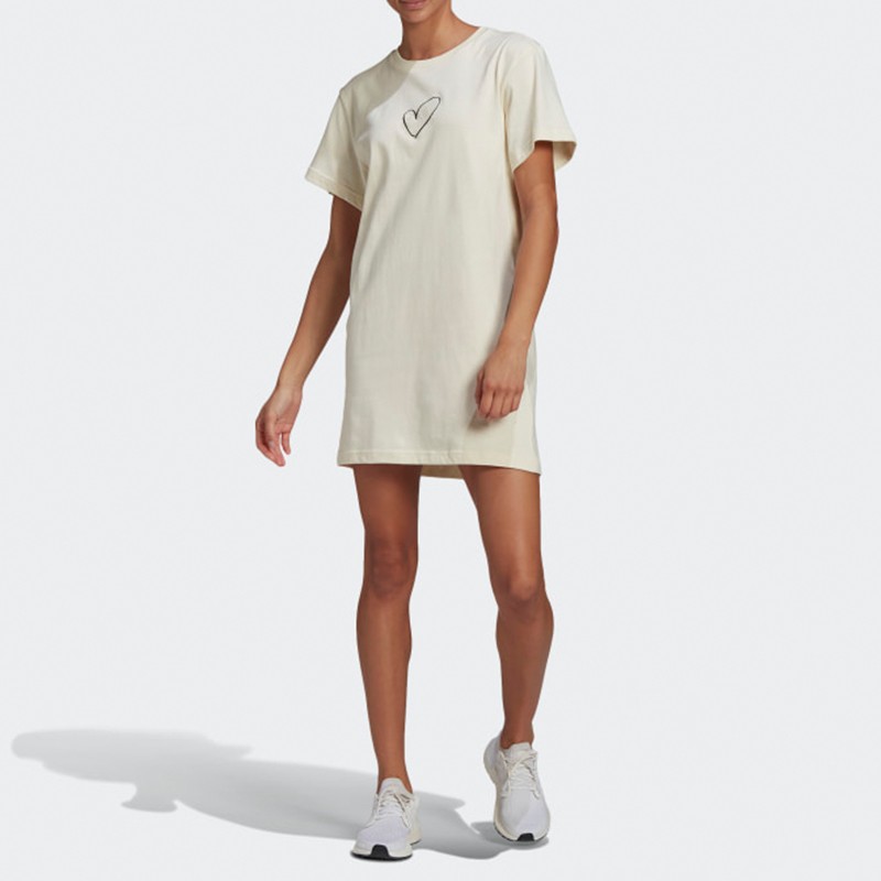 Сукня жіноча Adidas Logo Tee Dress чорна GJ6525 — фото 3