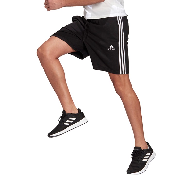 Шорты мужские Adidas M 3S Ft Sho черные GK9597 изображение 2