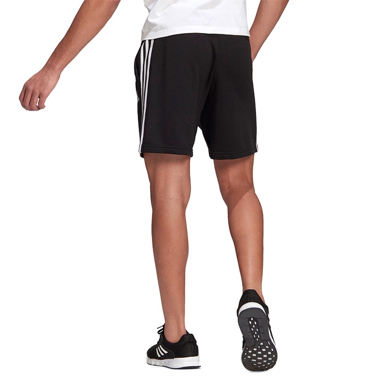 Шорты мужские Adidas M 3S Ft Sho черные GK9597 изображение 3