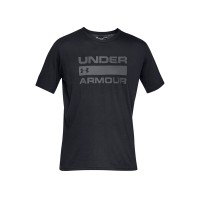 Футболка чоловіча Under Armour Ua Team Issue Wordmark Ss чорна 1329582-001 изображение 1
