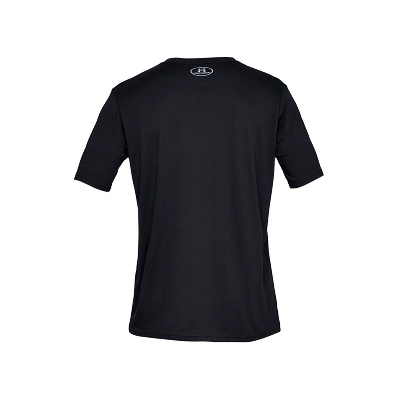 Футболка чоловіча Under Armour Ua Team Issue Wordmark Ss чорна 1329582-001 — фото 2