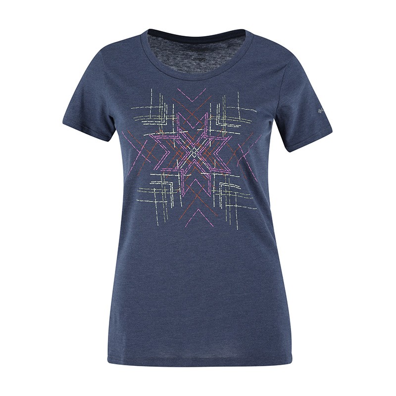 Футболка женская Columbia Daisy Days ™ SS Graphic Tee темно-синяя 1934591-466 — Sport City Футболка женская Columbia Daisy Days ™ SS Graphic Tee темно-синяя 1934591-466