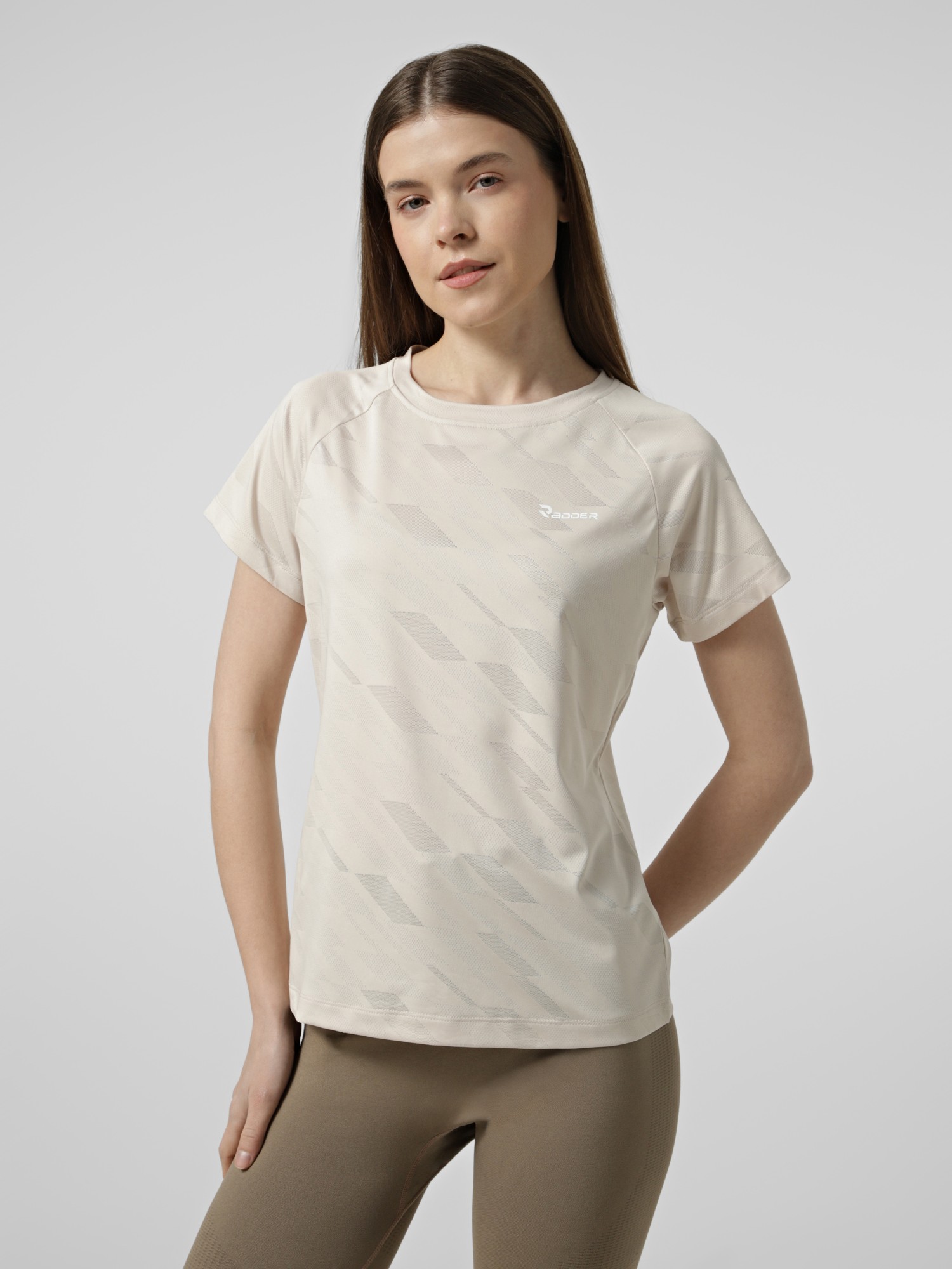 Футболка женская Radder Zephyra бежевая 782524-125 изображение 2