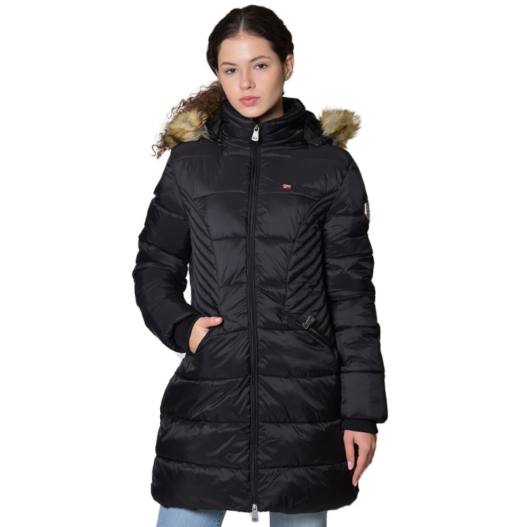 Куртка женская Geographical Norway черная WR606F-010 изображение 1