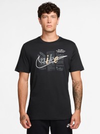 Футболка мужская Nike U NSW TEE STD CELEBRATE BRND черная IH1141-010 изображение 2